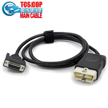 OBDII cabo com diodo emissor de luz OBD II Auto cabo Tcs PRO carro + caminhão Tcs PRO Plus quente vendendo